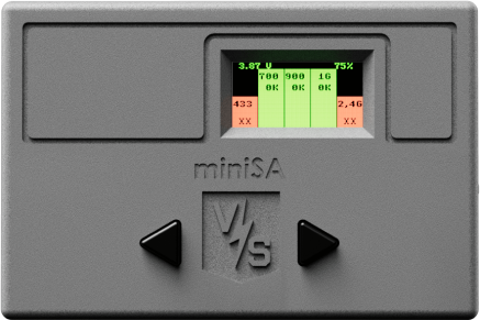 Індикатор роботи РЕБ MiniSA v1 (433, 700, 900, 1000 МГц + 2.4 ГГц)